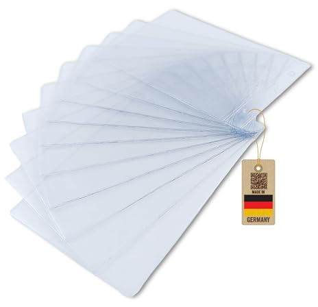 Schutz und Ausweishülle DIN A7 transparent - twist4® (Hochformat, 50)