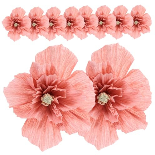 HAWILLOSCH 10St papierblumen künstliche blüten tischdeko esstisch blumenkugel Blumenarrangements Blumenschmuck aus Papier selber Machen Blumendekoration Papierverzierung für Hochzeitsfeiern