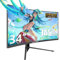 Great voell 34 pollici curvo Ultrawide Computer Gaming Monitor 4k 165Hz UWQHD 3440x1440, inclinabile, 1500R -PIP, 1ms (MPRT), HDR, sRGB 99%, FreeSync, HDMI+ DP, Eye Care, VESA