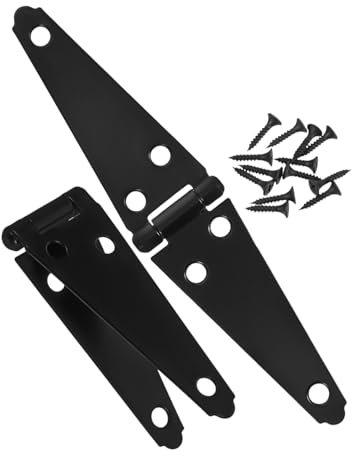 OUNONA 2stücke Scharniere Zum Einhängen Verzinkt Stahl Torscharniere Robuste Scharnierriegel Für Holzzäune Scheunentore Hoftore Mit Schraube Bündige Bänderscharniere Für Schwere Türen