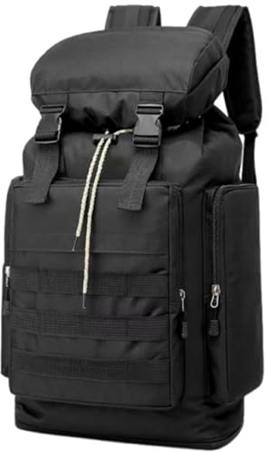 Lawaia Hiking Rucksack 70L Travel Waterproof Camping Bag Molle Backpack Tactical Package Large Survival Sports and Outdoor Expandable Weekend Festival Luggage Fishing for Men and Women