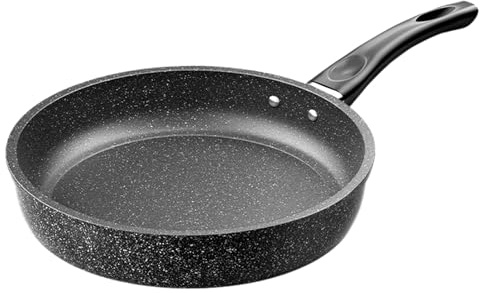 DAWCBVJQ Antihaft Pfanne 26cm, Bratpfannen Antihaft, Tiefe Bratpfanne, Kochpfanne Induktion, Kochpfanne, Steinpfanne, Kochgeschirr, Küchenbedarf