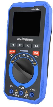 Geavonyg Oscilloscopio Multimetro con Display LCD Trasparente per Uso Professionale nella Progettazione Circuiti E Diagnosi dei Guasti Test Elettrici Modello Misurazione Multipla