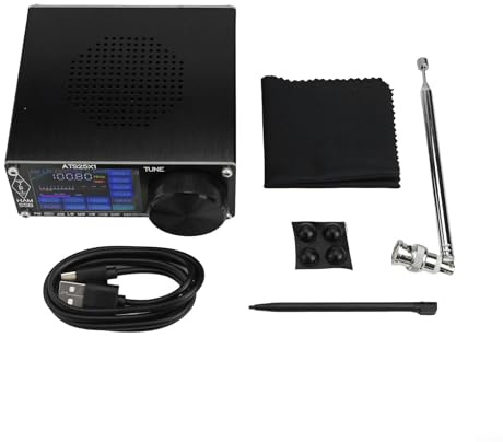 Si4732 Récepteur radio ATS25X1 pour récepteur radio portable DSP pour HAM avec écran tactile 2,4 pour FM 64108 MHz avec RDS, LW pour MW et SW/SSB