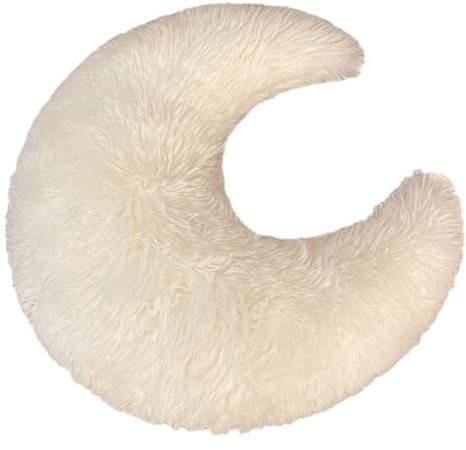 KUKUShining Mond Plüschkissen, Süße Sterne Stofftiere Spielzeug Kawaii Wolken Plüschtier Für Sofa Bettdekoration Kissen(Stars)