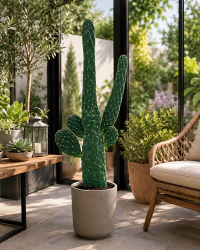 Consolea rubescens 40–50 cm – Baumopuntie Feigenkaktus – exotischer Kaktus, pflegeleichte Sukkulente für Wohnzimmer, Wintergarten, Büro & sonnige Standorte