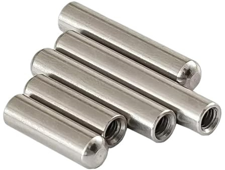 Gewindestift Zylindrischer Passstift aus Edelstahl mit einer runden Führungssäule und Innengewinde M2-M6-Sortimentssatz Zur Reparatur(5pcs 5X45XM3)