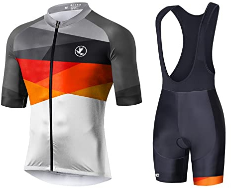 UGLY FROG Stoff-Upgrade – Milchfaser Bike Wear MTB Rennrad Radsport Bekleidung Trikots & Shirts Set Kurzarm-Top + Gel Gepolsterte Shorts