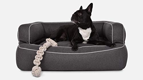 Mypado Hundebett Neo Silverline mit viscoelastischer-Liegefläche (90 x 70, anthrazit)