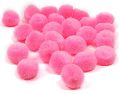 Perlin Pompons Pompon 10mm 20mm 25mm 30mm Rosa Pink Bommel Nähen Tilda Basteln Borte bälle Flauschigen Plüsch Bälle für Lustige DIY Kreative Handwerk (10mm 250 Stück)