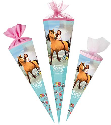 alles-meine.de GmbH komplette Füllung - Circa 200 Teile - für Schultüte - Spirit - der Wilde Mustang - Pferd - 6 eckig - für ALLE Zuckertüte - mit/ohne Kunststoff Spitz..