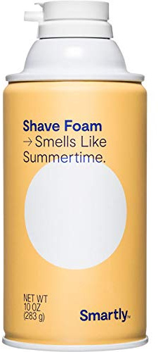 Smartly Summertime Scented Shaving Foam | Rich, Soothing Lather | Moisturizes & Protects | All Skin Types | Light Summer Fragrance - 10 Ounce Can (Pack of 2)
