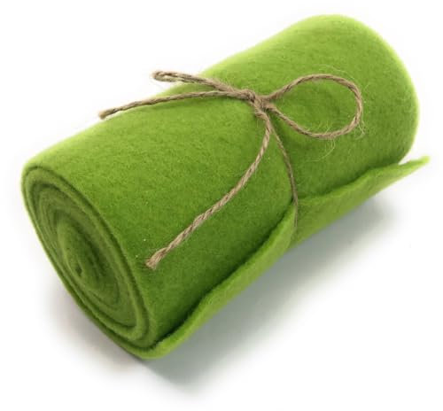 Marzoon 15 x 200 cm Hellgrün Filzband – Dekoband Filz für Basteln, Nähen & Tischdeko – Deko-Momente & Bastelspaß – vielseitig einsetzbar