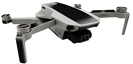 Finest Folia Schutzfolie kompatibel mit Drohne DJI Mini 2 und Controller Aufkleber Set passgenau wasserfest Skin Sticker Design Folie (Teilverklebung, K156-12 Schwarz glanz)