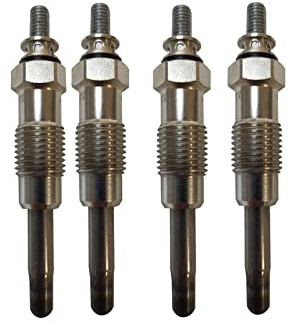 4 x Heizungs-Glühkerzen, kompatibel mit (Diesel) Fiat Ducato, Opel Arena/Movano, Renault Master/Trafic, Ford 777837, 4403145