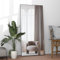 NEUWEABY Espejo de Cuerpo Entero 165 x 60 cm Espejo de Suelo Espejo Grande Negro Cuerpo Espejos Rectangular Colgado de pie o apoyado contra la Pared para Dormitorio Sala de Estar