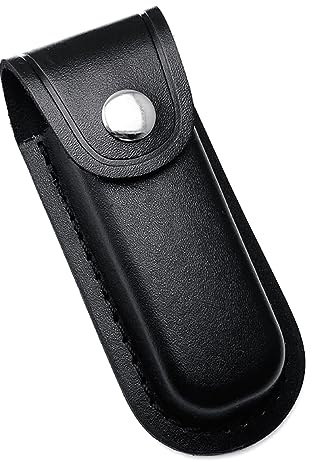 Gife Leder-Messertaschen, handgefertigte Messerholster, Gürtelschlaufe, Tasche, Klappmesserscheide für Schneidwerkzeugträger, Messertasche