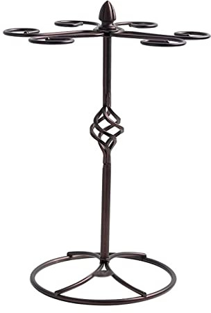 Wine Glass Holder, Hanging Wine Glass Cup Rack Arts Decorative Upside Down Cup Goblets Display Holder Iron Stemware Stand