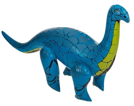 BLUECHOLON Giocattoli Gonfiabili Dinosauri XL 60 cm, Vari Modelli, Collezionabili ed Educativi, per Uso Esterno e Interno Acqua (Hin Brachiosaurus)