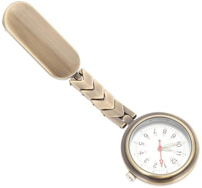 WRITWAA Krankenschwesteruhr Clip Mineralverstärktem Glasspiegel Professionelle Hängeuhr Für Medizinisches Personal Klare Lesbarkeit Und Stabiler Clip