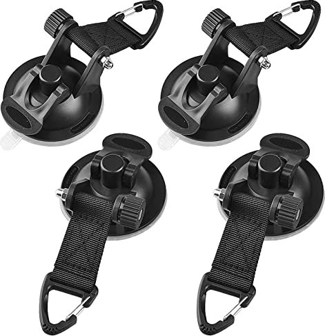 Brrnoo Ventosa Súper Fuerte de 15 Kg con Gancho para Colgar Toallas, Juguetes, Utensilios de Cocina, para Superficies Planas y Lisas como Paredes de Azulejos, Baúles, Muebles de Madera