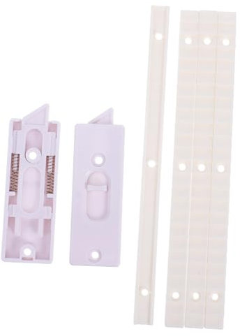 DOITOOL 2piezas Pestillo Inclinable De Plástico Para Ventana Latch Deslizante De Por Accesorios De Ventana Para Reemplazo Práctico