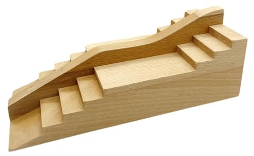 ＡＷＨＡＯ Multifunktionale Skateboard Rampe Aus Holz, Fingerboard Rampe, Fingerboard Rail für Kinder, Style B