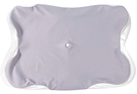 CKCLR Federa per Cuscino Cervicale Memory Foam | 67x37cm | Nella confezione è presente solo la fodera per cuscino, lavabile (Light Grey)