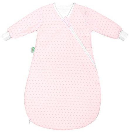 Odenwälder 1430 Jersey-Unterzieh-BabyNest springing dots, Größe in cm:60 cm, Farbe:rosé quarz