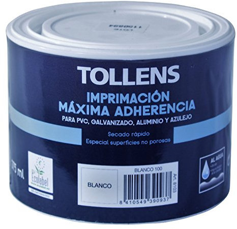 Tollens 8103 Imprimación de Máxima Adherencia, Blanco, 375 ml