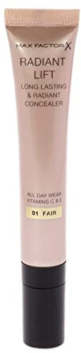 Max Factor Radiant Lift Concealer 1 Fair – Augenringe geschickt abdecken & Rötungen kaschieren – Für ein sofort schöneres Hautbild & einen makellosen Teint