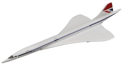 Corgi Cs90636 Concorde British Airways Modèle Moulé sous Pression, Bleu, Blanc