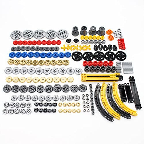 Tirff Technik Ersatzteile Set, Technik Teile Getriebe Ausrüstung Technik Klemmbausteine Technik Steine, Technik Verbinder Kompatibel mit Lego Technic