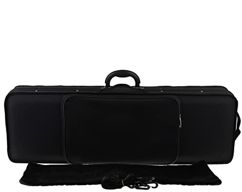 Fachmann Geigenkoffer Tragbares Oxford-Gewebe 4/4 Größe Schwarz Violine Aufbewahrungsbox Box Violine Zubehör Geigenkoffer