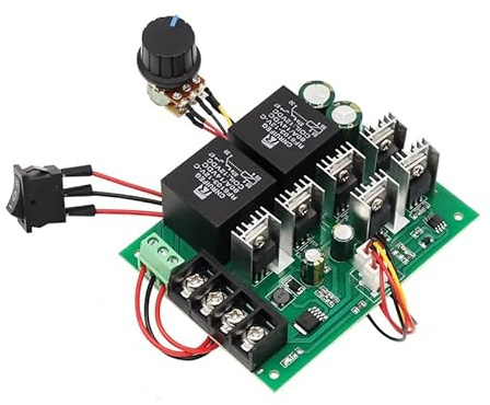 GERUI DC 9-50 V 40 A Motor Controller, DC Motor Drehzahlregelung | Reversible Controller 12 V 24 V 36 V 48 V 2000 W Leistung Reversible