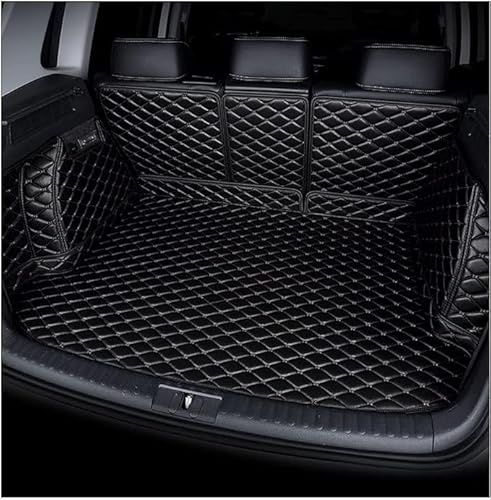 YFFYSM Auto All Inclusive Kofferraummatte Kofferraumwanne, Für Mercedes-Benz GLC 2016-2021 Antirutschmatte Kofferraum Schutzmatte Zubehör.,A/Black