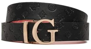 GUESS Cinta donna ARLN adjustable/reversible belt nero/rosa C25GU16 BW9159P4330 (NERO/ROSA, MEDIUM)