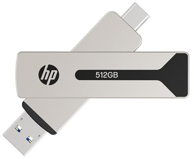 HP 911 Pro 512GB Unità Flash USB 3.2 OTG Type-C/Type-A, fino a 1000MB/s