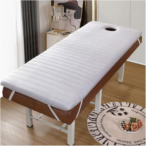 GDDUOYUE Wimpern Liege Matratze Faltbare Massageliegen-Matratze mit Memory-Schaum – Weiche, Atmungsaktive und rutschfeste Auflage für Kosmetik- und Spa-Liegen,Style 1,180×60cm