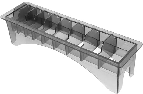 Soporte para Cortadora Ps de Diez Compartimentos para Barbería | Diseño Compartimentado Rectangular, Uso en Salón Profesional, Práctico y Resistente