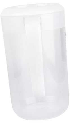 FIXOSHEE Jarra de Jugo de Plástico de 4 L Tapa, Apta para Agua Fría y Caliente, para Uso en Tiendas de Té y Cafeterías