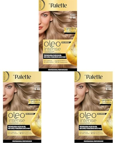 Syoss by Palette Oleo Intense, 9-10 Biondo Solare (Confezione da 3)