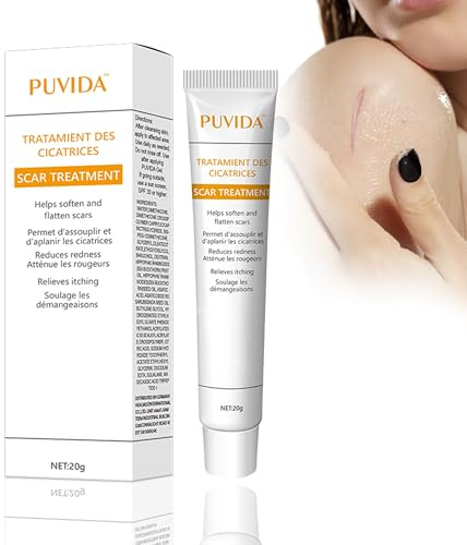 Crema Reparadora de Cicatrices | Crema Avanzada para Cicatrices Quirúrgicas, Cesáreas, Quemaduras, Acné y Estrías | Sin Olor | 20g