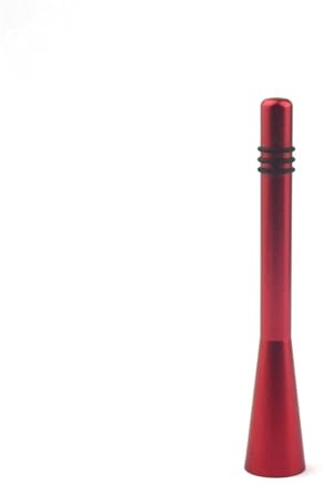 Antena de Radio para Coche Compatible con VW, BMW, Mercedes-Benz, Mazda, Audi y Toyota. Antena automotriz(Red,Short)