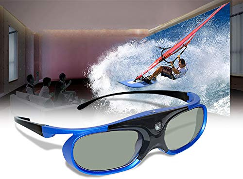 DLP Link Lunettes 3D pour projecteur BenQ Acer X118H P1502 X1123H H6517ABD H6510BD Optoma JmGo V8 XGIMI, ne peuvent pas être utilisées pour les téléviseurs