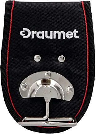 MIVOS Porte-Marteau avec Boucle Pivotante pour Ceinture - Robuste Support de Marteau en Acier - Passant Cintre en Acier pour Marteau - Crochet de Outils pour Couvreurs et Charpentiers