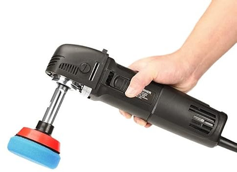 Jieotwice Auto Mini Poliermaschine, Puffer Rotationspolierer, partielles Feinpolieren mit Pads Mix Size Kit