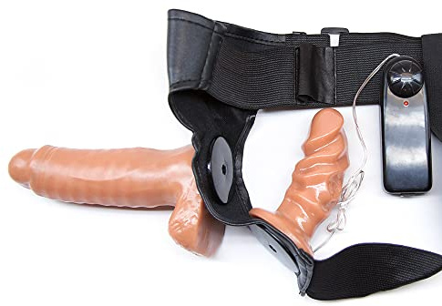 EdenFantasys 2X Vibro Strap-on - Double Dildo Vibrating Strap-on