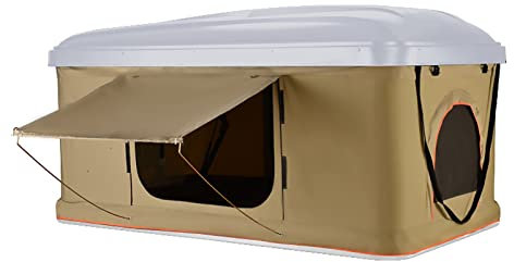 Wasserdichtes Hartschalen-Dachzelt für den Außenbereich aus Aluminiumlegierung, LKW-SUV-Camping-Dachzelt mit Leiter, Dachzelte für Camping, großer Raum, geeignet für 2–3 Personen (Farbe: Stil 4),