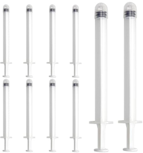 FERCAISH 10 Stücke Einweg Vaginial Applikator Anal Gleitgel Spritzen Vaginal Shooter Launcher Medikament Booster Vaginal private Gleitmittel Spritze für Schmiermittel Kapseln Tabletten